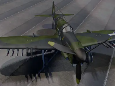 Fairey Firefly Mk-1 3D model