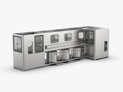 Automatic Filling Machine 3D model