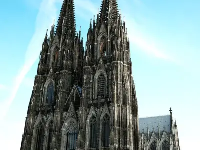 Cologne Cathedral - with interior 3D model