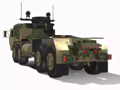 07157 M983 HEMTT M901 MIM 104F PATRIOT Low-poly 3D model