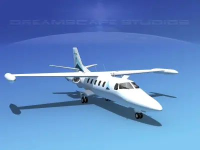 Dreamscape AT-48 Jet Executive V08 3D model