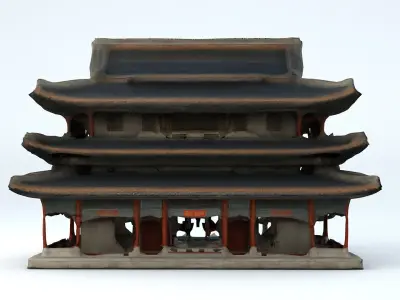 Ancient Chinese Building 1 3D model