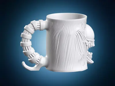 Alien Xenomorph Mug 3D print model