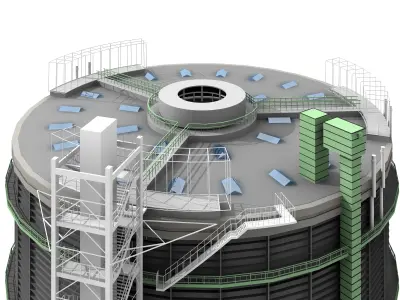 Gasometer Oberhausen 3D model