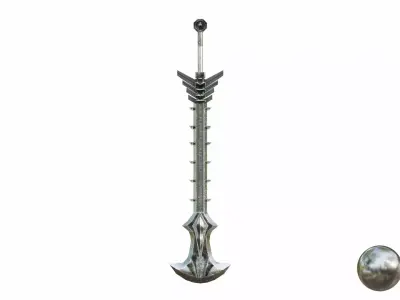 Megatron Sword Low-poly 3D model