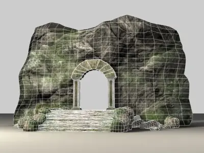 Ancient entrance 3D model