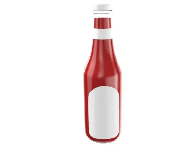 Ketchup Bottle 3D model