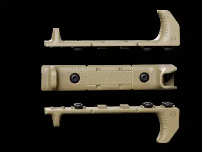Magpul M-LOK Hand Stop Kit Low-poly 3D model