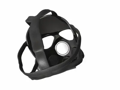 Gas Mask 02 3D model