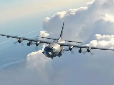 Lockheed AC-130 3D model