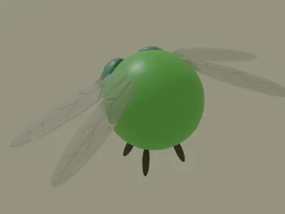 Parasprite 3D model