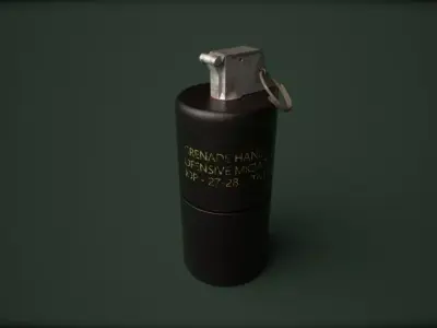 Grenade Pack Game Ready Low-poly 3D model