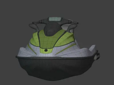 Generic Jetski - Jet Ski - Watercraft Low-poly 3D model