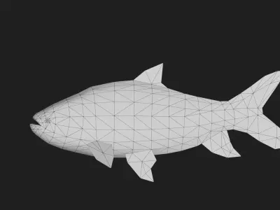 Gaintsiamesecarp Low-poly 3D model