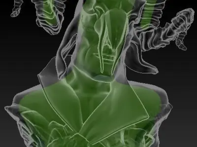 Colored 3D Printable Statue Zodiac Sign Aries Free 3D print model