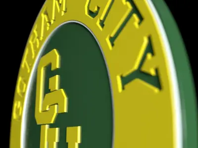 Gotham city university logo 3D model 3D model