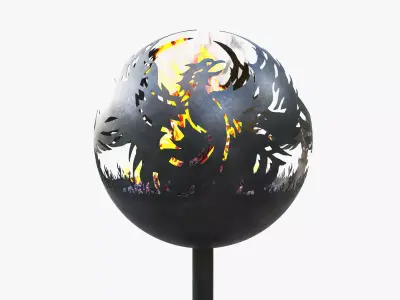 fireplace  phenix 3D model