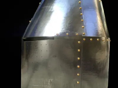 Great Helm Low-poly 3D model