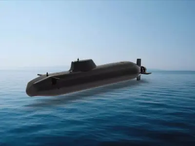 Astute-class submarine 3D model