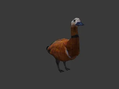 Duck 3d model Low-poly 3D model