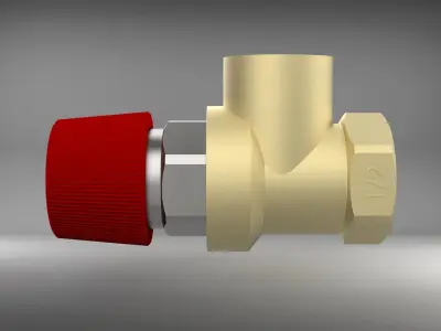 Pressure relief valve 3D model