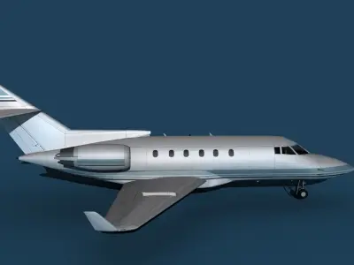Hawker Siddley 800SR V01 3D model