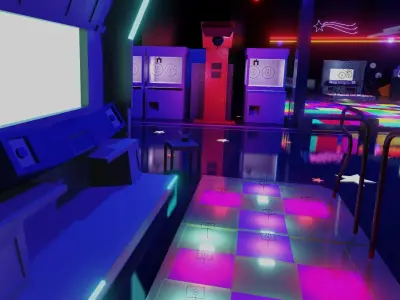 CYBERPUNK ARCADE 3D model
