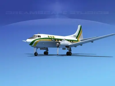 Martin 404 Atlantic Southeast  3D model