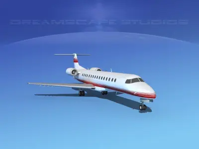 Embraer ERJ-140 Corporate 4 3D model