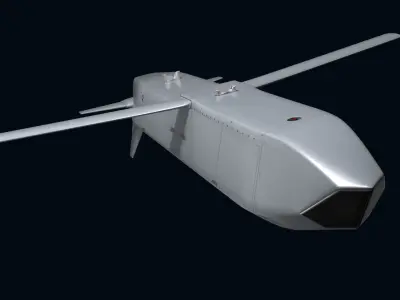 AKF-98A Missile 3D model