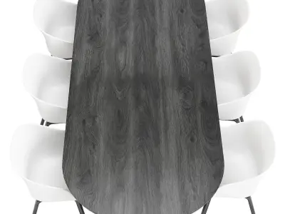 Dining set 31 Free 3D model