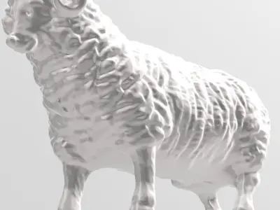 Mouton sheep 3D print model