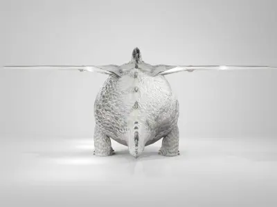 HTTYD Dragon Hobgobbler 3d Model Rigged and Fully Detailed Free Free 3D model