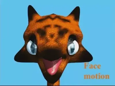 Gerrafagon fbx file Low-poly 3D model