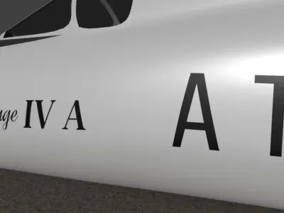 Dassault Mirage IV 3D model