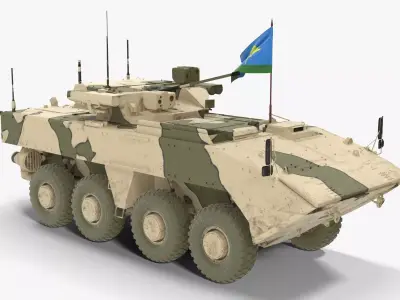 VPK-7829 Bumerang Special Dirt Low-poly 3D model