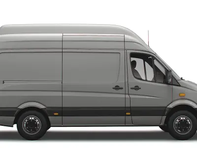 Mercedes Benz Sprinter Van L2H3 2008 3D model