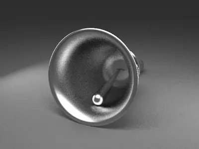The Bell silver 3D model
