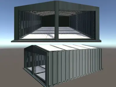 Industry 3D Props Low-poly 3D model