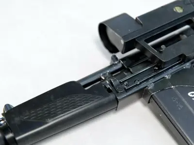 3D VSK-94 Custom Soviet Rifle Low-poly 3D model