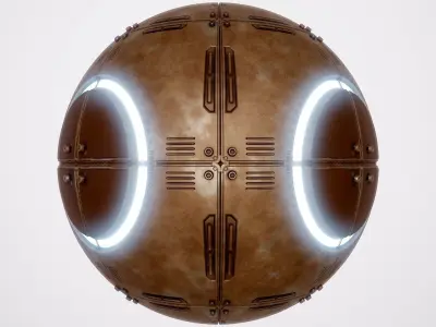 PBR Sci-Fi Texture Pack 20 Low-poly 3D model