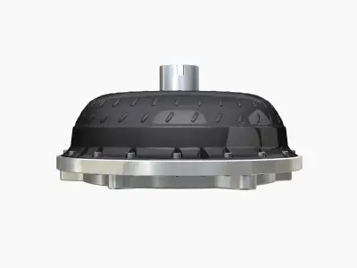 Bolt Together Torque Converter Low-poly 3D model