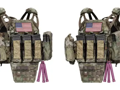 CRYE JPC 2 PLATE CARRIER V4 Low-poly 3D model