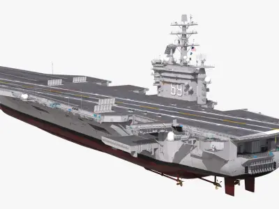 USS Dwight D Eisenhower CVN 69 3D model