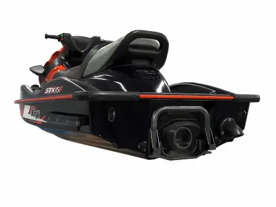 KAWASAKI JET SKI STX-15F Low-poly 3D model