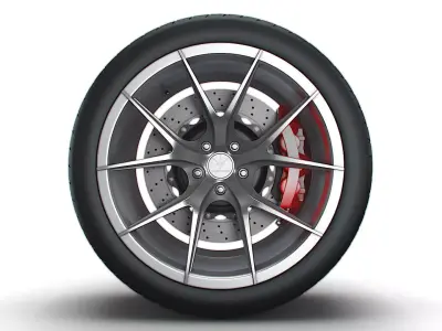 Verde Axis v99 wheel 3D model