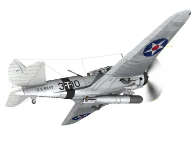 Douglas TDB-1 Devastator - 3T10  3D model