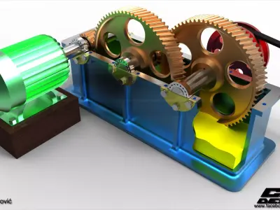 CGPdesign academyReductor- design by Almir Covic Free 3D model