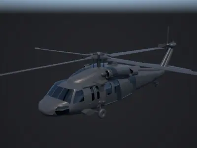 UH-60 Black Hawk 3D model