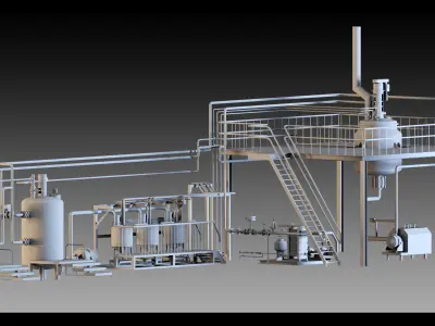Petrochemical Unit- Vol 03 3D model